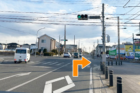 豊四季駅からの道案内